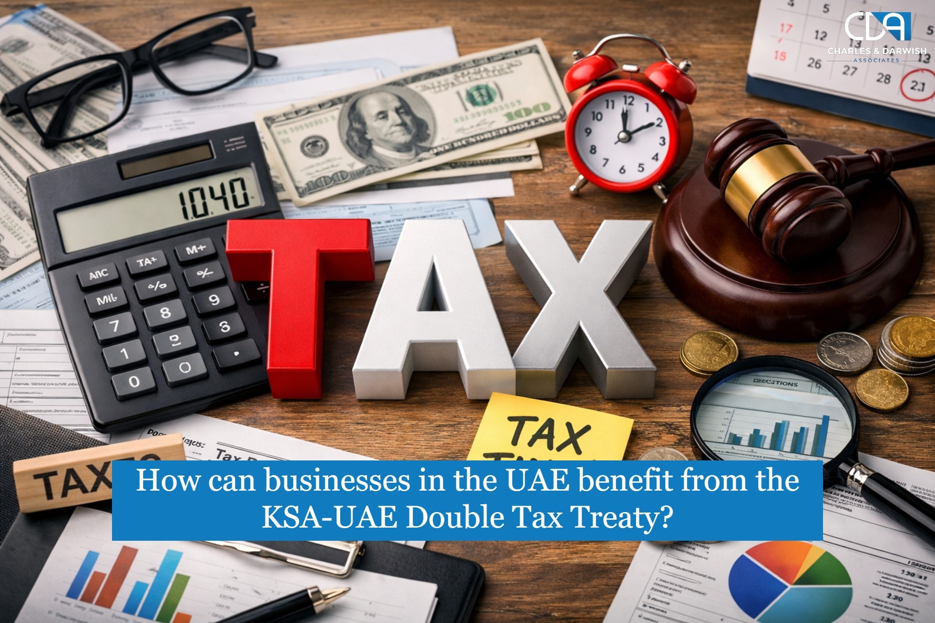 How can businesses in the UAE benefit from the KSA-UAE Double Tax Treaty?